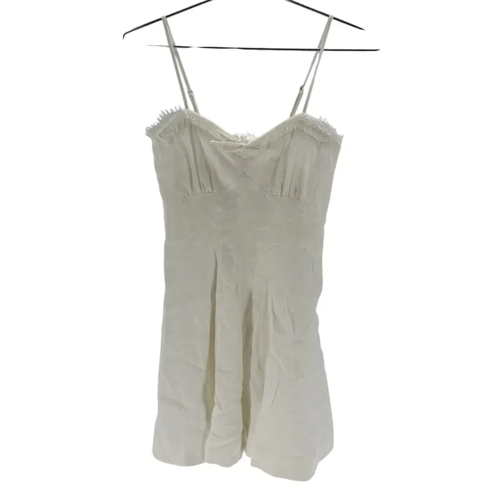 Loveshackfancy A-Line Cream Shai Dress Size 00 NWT - Picture 2 of 4